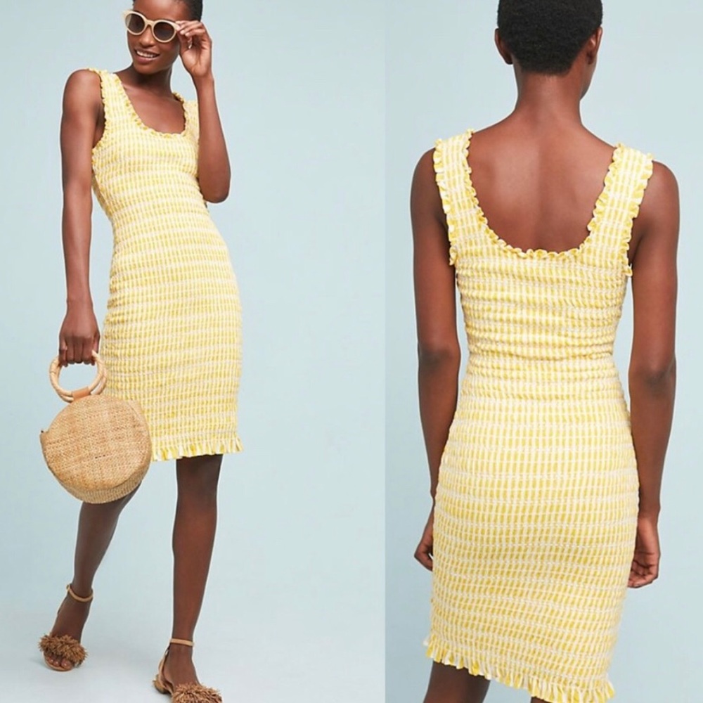 Akemi + Kim Anthropologie Smocked Dress (M)